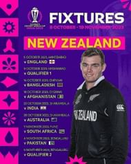 New Zealand Cricket World Cup 2023 Schedule